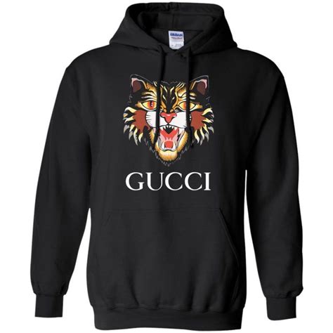 gucci angry cat hoodie replica|gucci distressed hoodie.